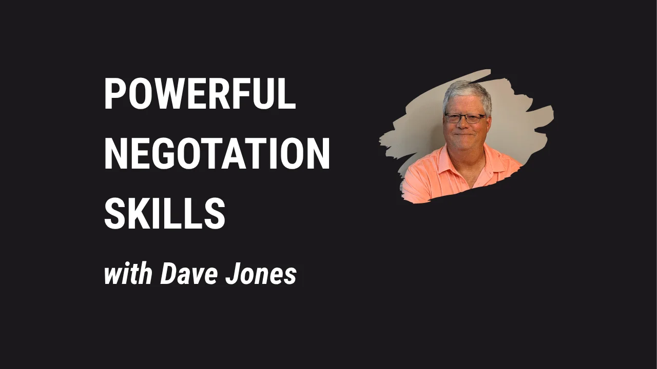 Powerful Negotiation Skills 2-Day Course led by Ottawa-based trainer Dave Jones.